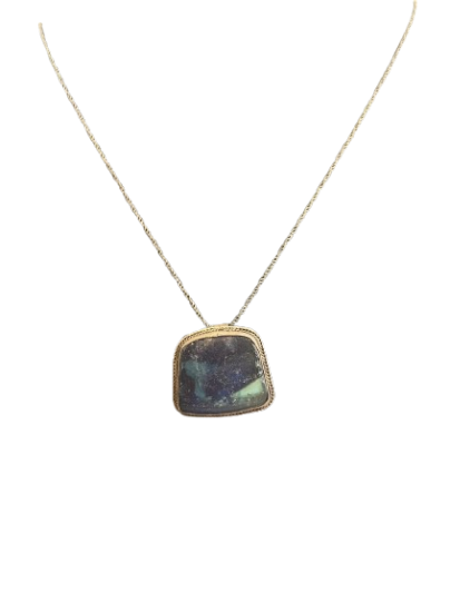 Deep Night Roman Glass Pendant