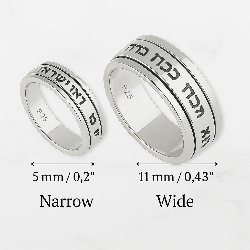 Rotating King Solomon's Protection Ring – "This too shall pass"
