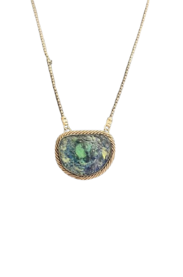 Roman Glass Sunset Pendant