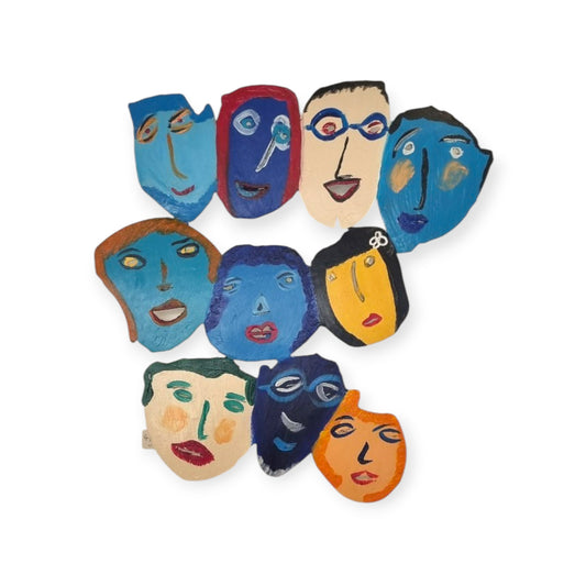 Faces of Us – Wall Sculpture by Michal Shaked