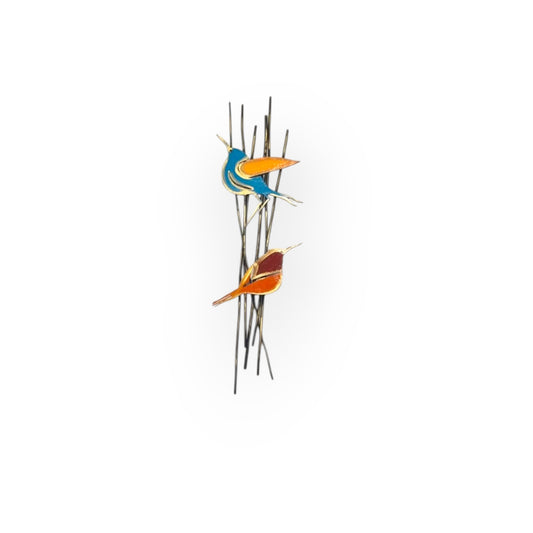 Vertical Duo – Metal Birds by Michal Shaked