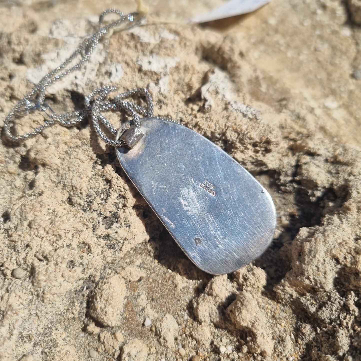 Roman Glass Tapered Pendant