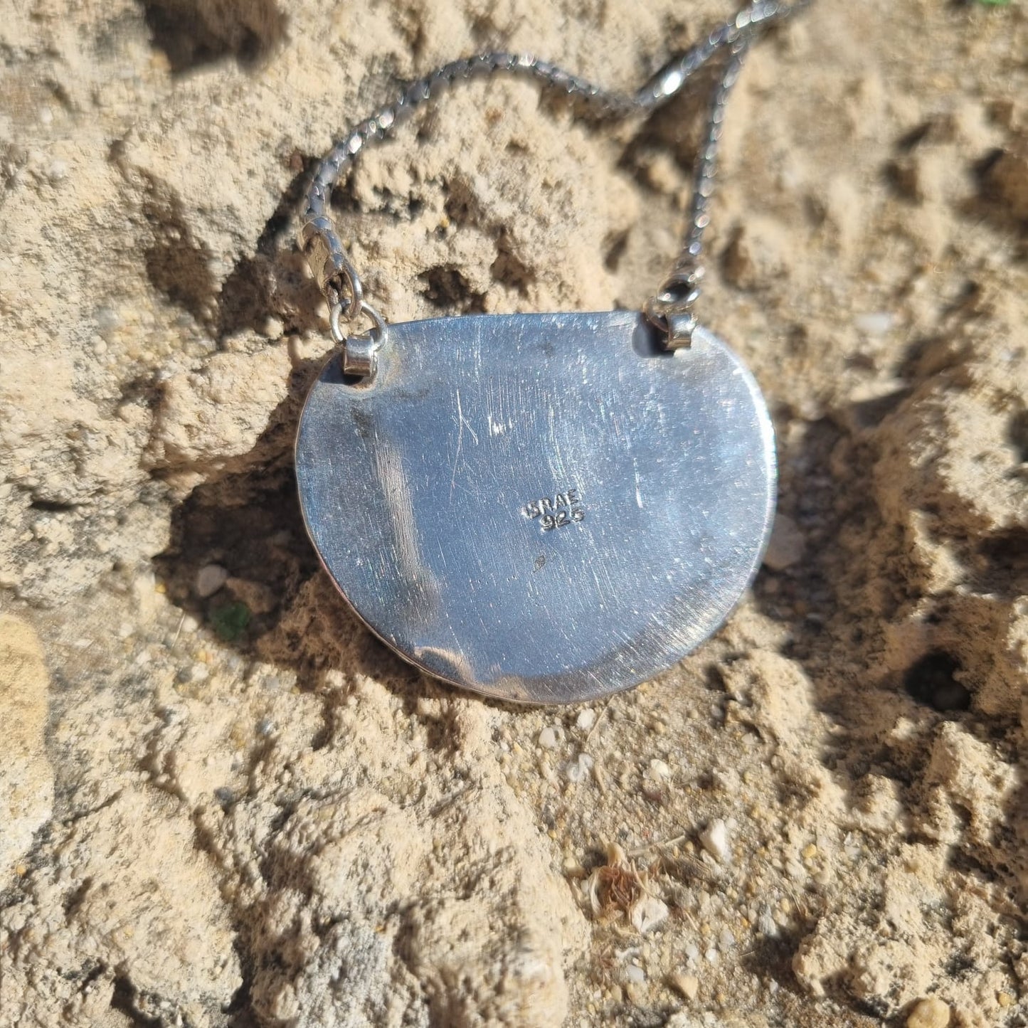 Roman Glass Sunset Pendant