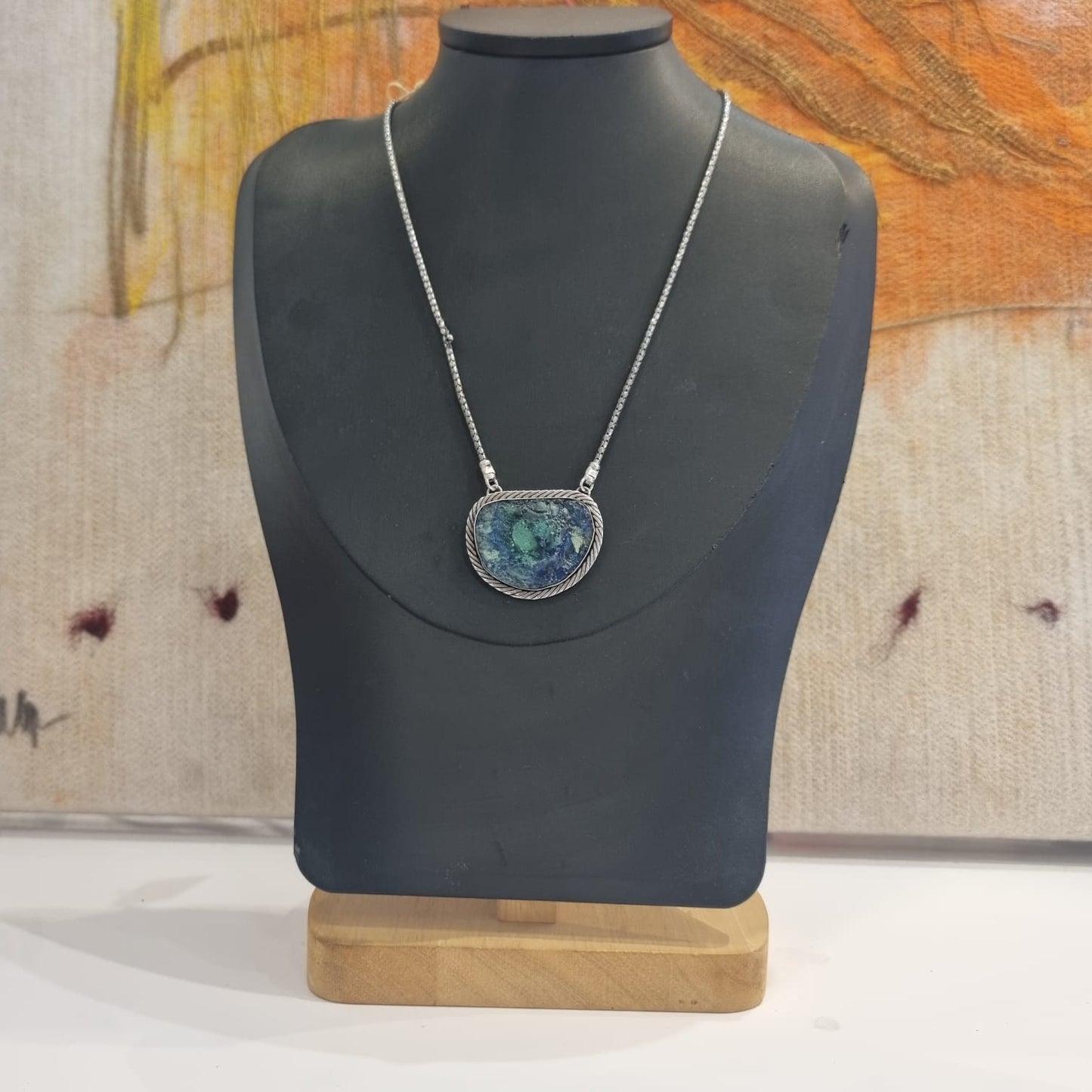 Roman Glass Sunset Pendant