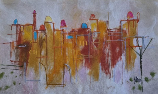 "Golden Jerusalem Skyline"